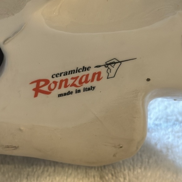 Vintage RONZAN Mid Century Italian Porcelain Dog Large Great Dane - Picture 9 of 10